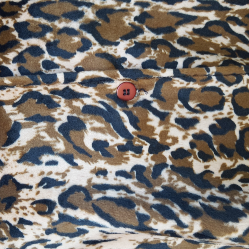Dennis basso Oversized leopard print shaket - Picture 6 of 10